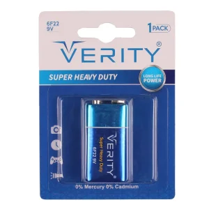 باتری کتابی ۹ ولت معمولی کارتی وریتی