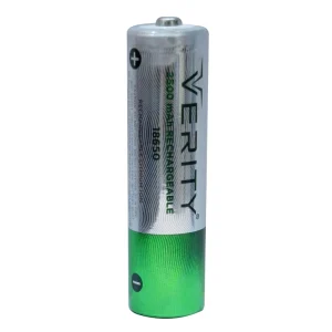 باتری لیتیومی ۱۸۶۵۰ نوک دار وریتی 3.7 ولت ظرفیت ۲۵۰۰ میلی آمپر ساعت