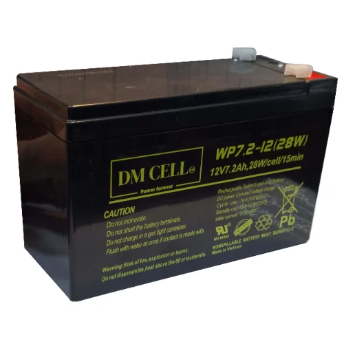 باتری ۱۲ ولت ۷.۲ آمپر ساعت DM-CELL