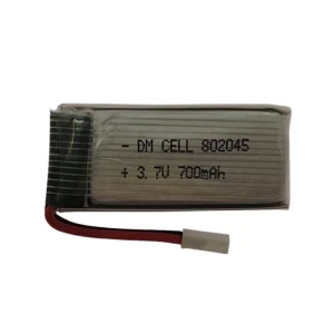 باتری لیتیوم پلیمر دی ام سل مدل HP-802045 ظرفیت 700 میلی آمپر ساعت