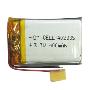 باتری لیتیوم پلیمر دی ام سل مدل 402335 ظرفیت 400 میلی آمپر ساعت