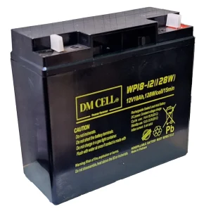 باتری سیلد اسید 12 ولت 18 آمپر ساعت دی ام سل