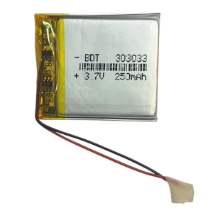 باتری لیتیوم پلیمر دی ام سل مدل 303033 ظرفیت 250 میلی آمپر ساعت