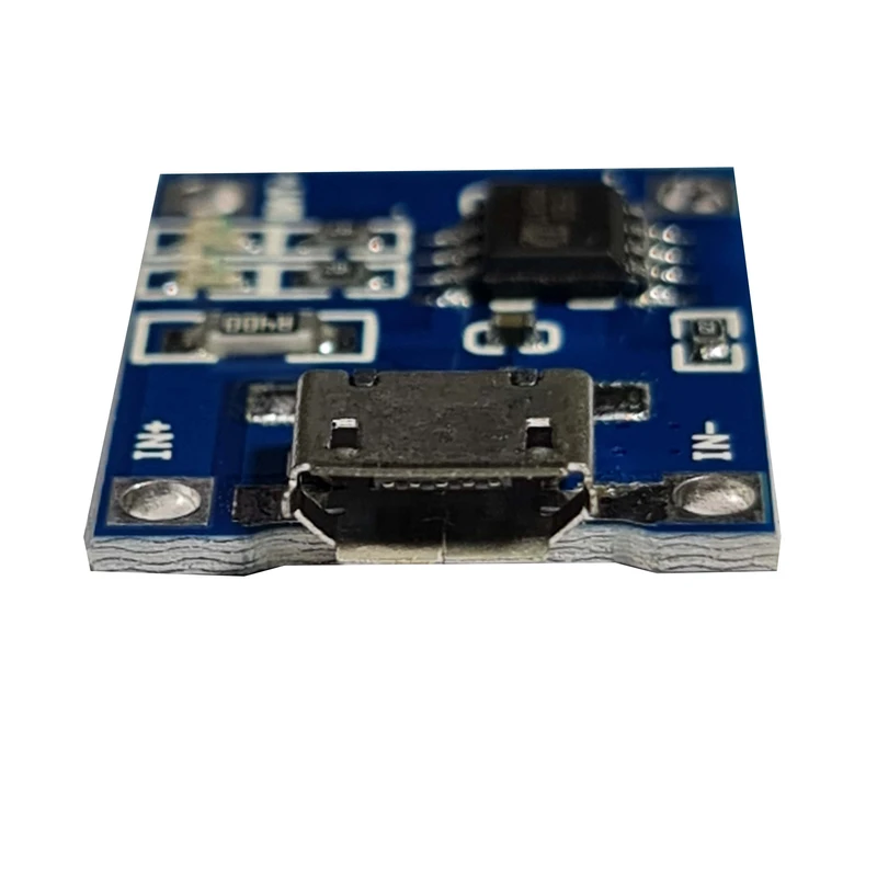 ماژول شارژ باتری لیتیومی تک سلول به همراه محافظ شارژ و دشارژ