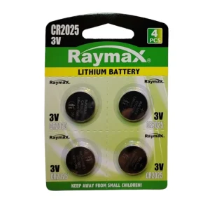 باتری سکه ای ریمکس مدل CR-2025 بسته ۴ عددی