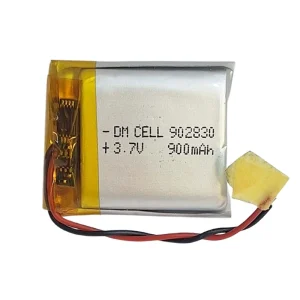 باتری لیتیوم پلیمر دی ام سل مدل 902830 ظرفیت 900 میلی آمپر ساعت