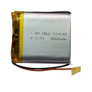 باتری لیتیوم پلیمر دی ام سل مدل 124648 ظرفیت 3500 میلی آمپر ساعت