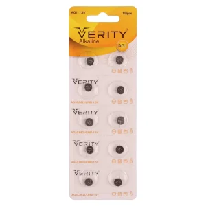 باتری ساعتی وریتی مدل AG1 بسته 10 عددی