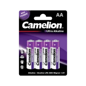 باتری قلمی کملیون مدل اولترا آلکالاین بسته 4 عددی